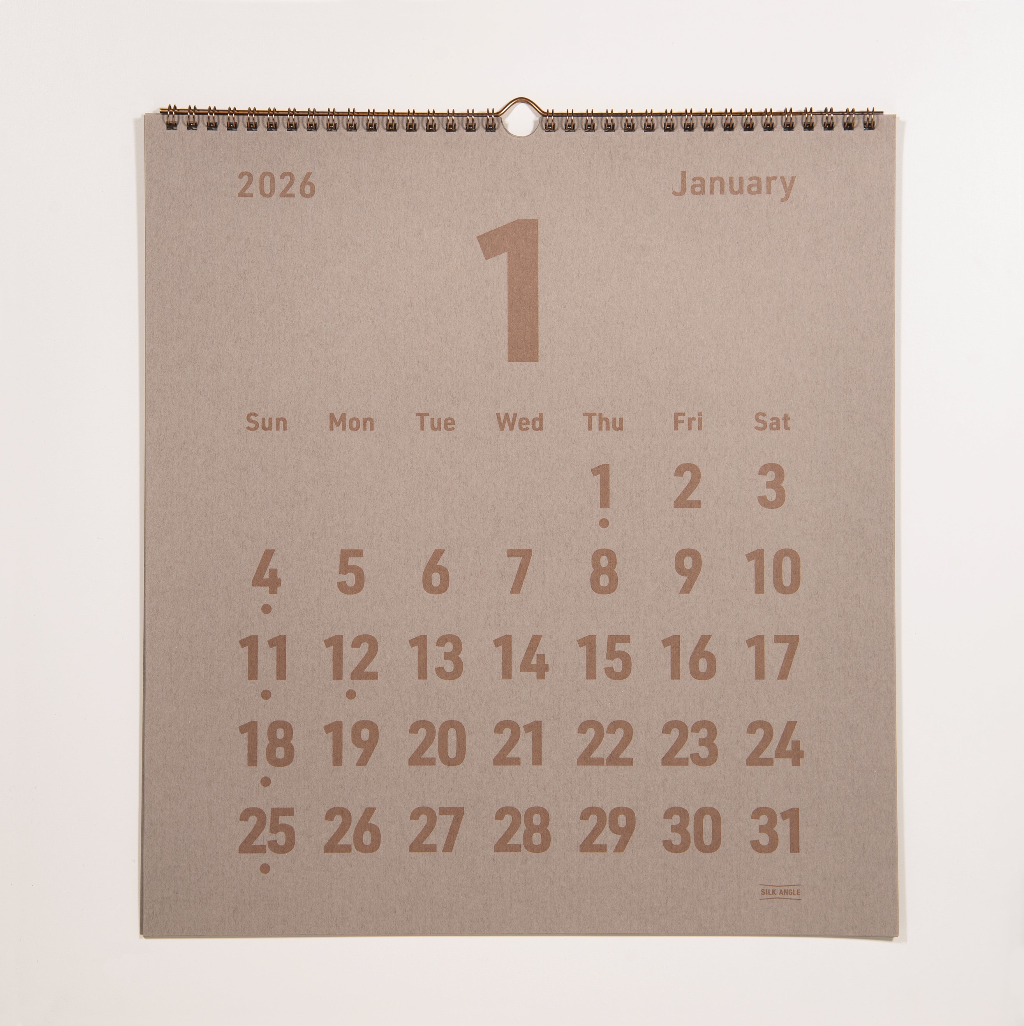 壁掛けカレンダー（TSURUBAMI）