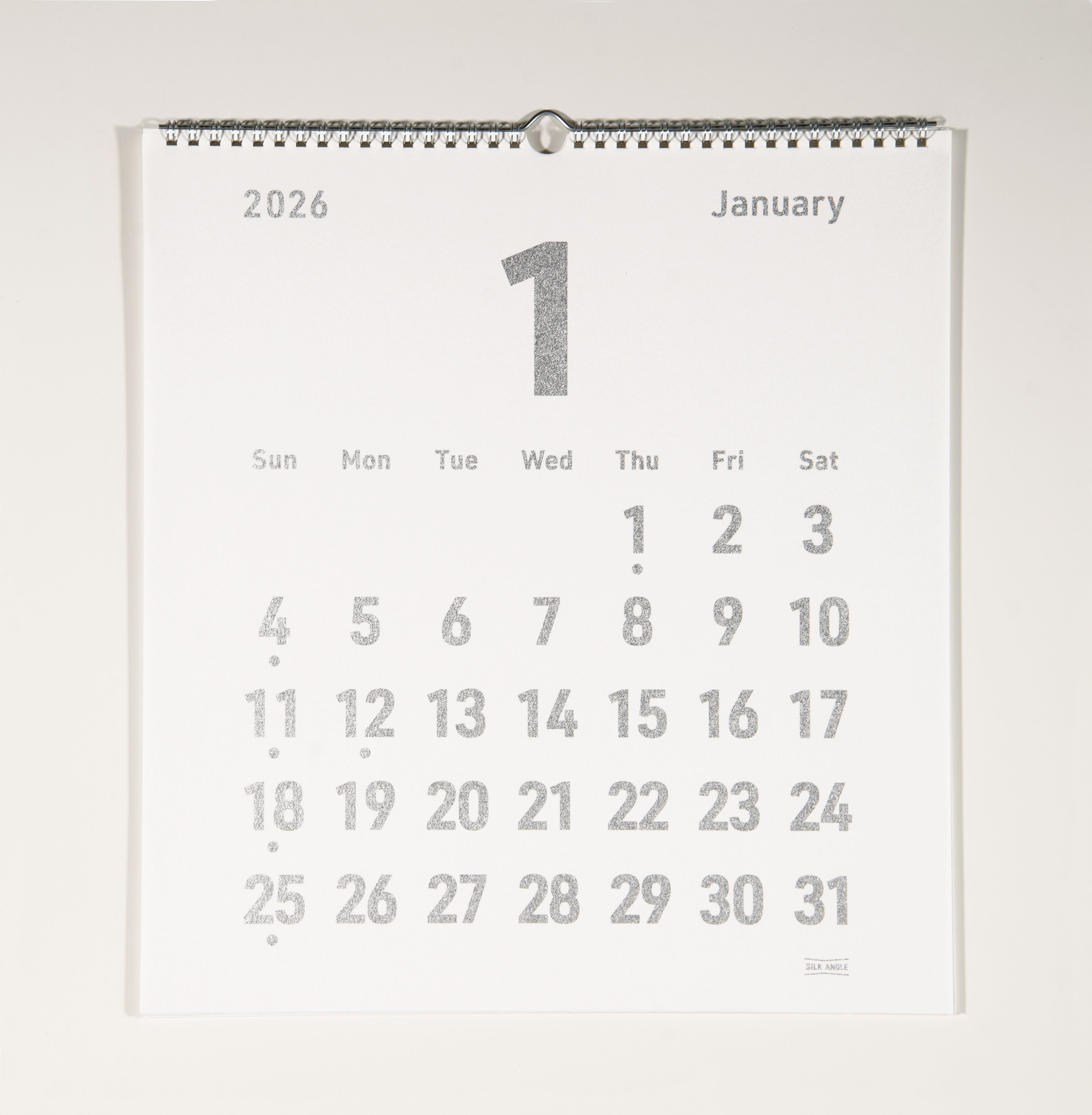 壁掛けカレンダー（JUNPAKU）